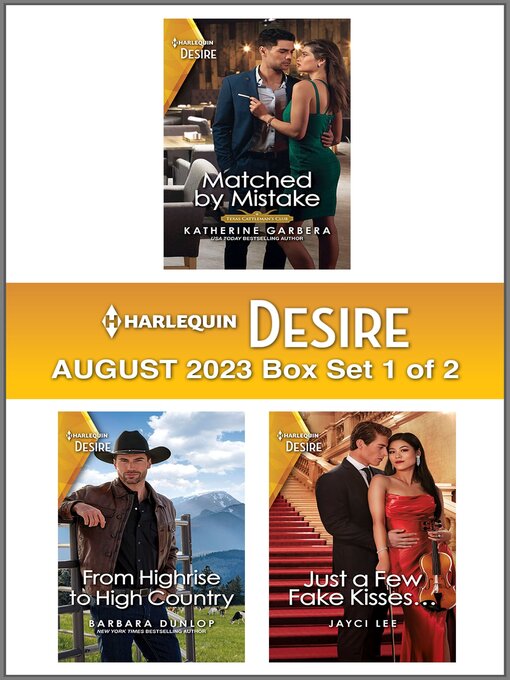 Cover image for Harlequin Desire August 2023--Box Set 1 of 2